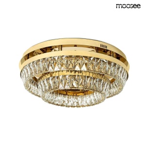 PLAFONIERA SAVOY 2 GOLD, CONFECTIONATA DI METAL SI STICLA, STIL MODERN