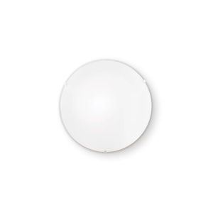 PLAFONIERA SIMPLY PL1, ALB, DIN STICLA, STIL MODERN