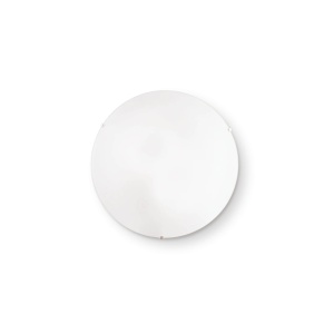 PLAFONIERA SIMPLY PL2, ALB, DIN STICLA, STIL MODERN