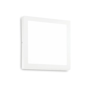 PLAFONIERA UNIVERSAL PL D30 SQUARE, ALB, DIN OTEL, STIL MODERN