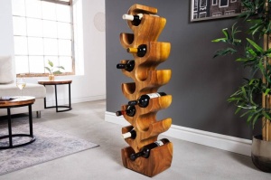 RAFT ORGANIZATOR 100CM, ARTE, LEMN MASIV, DESIGN MODERN, COD 41809 - Img 2