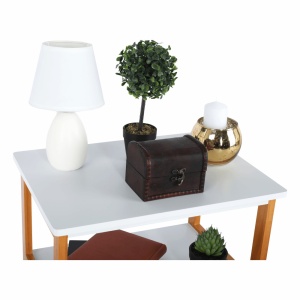 RAFT PRACTIC SIDOR, ALB/NATURAL, DIN LEMN/MDF, STIL MODERN, TK - Img 5