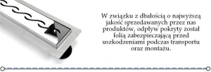 RIGOLA DUS, REA BUBBLE, 100 CM, DESIGN ATRACTIV, CALITATE SUPERIOARA, REA - Img 2