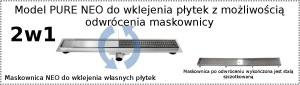 RIGOLA DUS, REA PURE NEO, 50 CM, DESIGN MODERN, CALITATE SUPERIOARA, REA - Img 7
