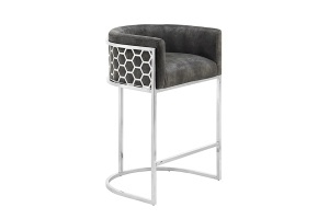 SCAUN BAR, ELEGANCE 180CM, DIN CATIFEA SI METAL, ARTIM GROUP SELECTION