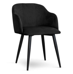 SCAUN CONFORTABIL DANEZ, NEGRU, STIL MODERN