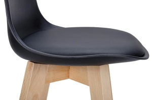 SCAUN DE BAR NEGRU HOKER DENWER STIL MODERN B2 - Img 4
