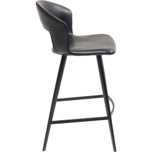 SCAUN DE BAR REUNION, CONFECTIONAT DIN POLIURETAN SI METAL, STIL MODERN - Img 2