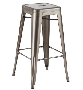 SCAUN DE BAR TOWER PARIS 76 ROAST STYLE, DIN METAL, B2 - Img 1