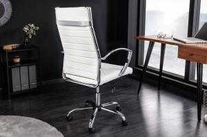 SCAUN DE BIROU, BIG DEAL 107/117CM, METAL SI PIELE ECO ALBA, COD 41418 - Img 2