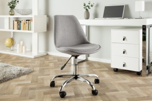 SCAUN DE BIROU GRI, SCANDINAVIA, COD 39298, STIL SCANDINAV