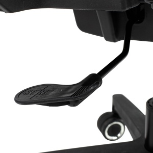 SCAUN DE BIROU VENTILER NEGRU, CU TAPITERIE DIN TEXTIL SI PLASA, STIL MODERN - Img 3