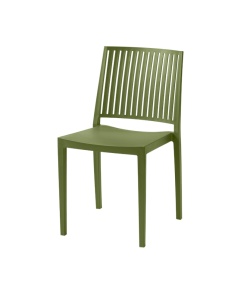 SCAUN DIN PLASTIC PENTRU TERASA GOMERA 215 , CULOARE VERDE, PENTRU UZ COMERCIAL, ARTIM GROUP SELECTION