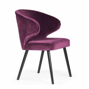 SCAUN DINING ANKARA, BORDO/NEGRU, STIL MODERN