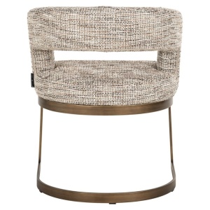 SCAUN DINING ELLIS BE TRENDY 01 NATURE, S4756, CONFECTIONAT DIN 100% POLIESTER, SPUMA SI METAL, RICHMOND INTERIORS - Img 2