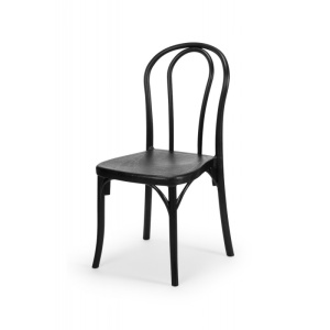 SCAUN DINING/GRADINA, MONET PLUS, NEGRU, MEX - Img 1