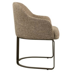 SCAUN DINING, HADLEY, REALIZAT DIN METAL SI TEXTIL IGNIFUG, CULOARE MARO, DESIGN DEOSEBIT, RICHMOND INTERIORS - Img 8