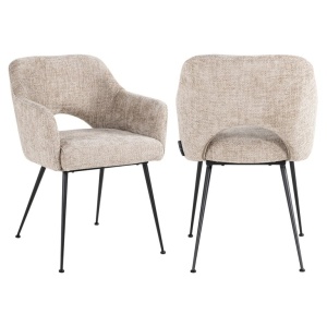 SCAUN DINING JENTHE DESERT RENEGADE, S4710, CONFECTIONAT DIN 100% POLIESTER SPUMA SI METAL, RICHMOND INTERIORS