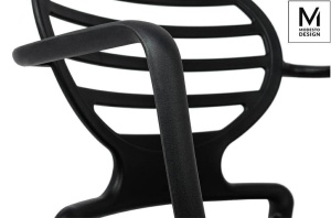 SCAUN DINING, NEGRU, DIN POLIPROPILENA, TANK, STIL MODERN B2 - Img 5