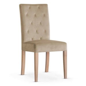 SCAUN DINING ORLANDO, BEJ/FAG, STIL CLASIC