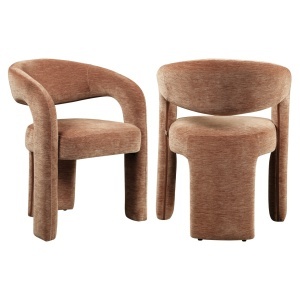 SCAUN DINING SOHO, REALIZAT DIN LEMN DE FAG SI TEXTIL, CULOARE CAPPUCCINO/MARO, DESIGN DEOSEBIT, RICHMOND INTERIORS - Img 5