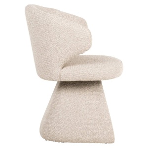 SCAUN DINING ZENITH BISCOTTI, 214162, CONFECTIONAT DIN POLIESTER, METAL SI SPUMA, BEJ, STIL MODERN - Img 3