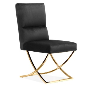 SCAUN LIVING MARCUS, NEGRU/AURIU, STIL MODERN, ATR
