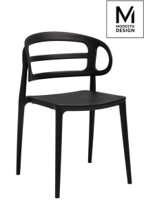 SCAUN NEGRU DIN POLIPROPILENA MARCUS STIL MODERN B2