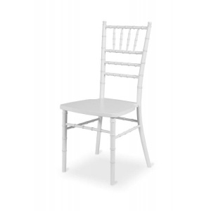 SCAUN PENTRU SALI DE EVENIMENTE CHIAVARI TIFFANY WOOD, ALB, MEX - Img 1