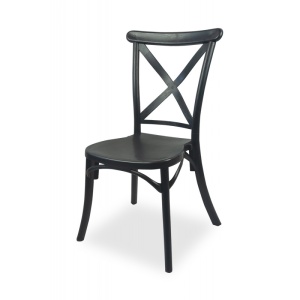 SCAUN PENTRU SALI DE EVENIMENTE FIORINI CROSS-BACK, ANTRACIT, MEX