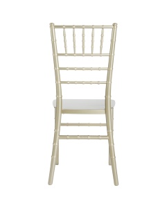 SCAUN PENTRU SALI DE EVENIMENTE TIFFANY CHAMPAGNE CHIAVARI ALB, CONFECTIONAT DIN POLIPROPILENA - Img 4