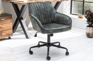 SCAUN ROTATIV, DUTCH CONFORT, DIN METAL SI CATIFEA, DESIGN RETRO, ARTIM GROUP SELECTION
