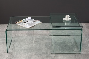 SET 2 MASUTE DE CAFEA, GHOST, STICLA, DESIGN MODERN - Img 2