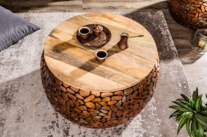 SET 2 MASUTE DE CAFEA STONE MOSAIC 38750 DESIGN MODERN UNICAT - Img 3