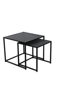 SET 2 MASUTE OFFICE, SLIM LINE 50CM, LEMN SI METAL, COD 44179 - Img 1