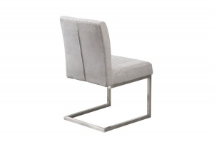 SET 2 SCAUNE BIG ASTON 38104 GRI STONE DESIGN MODERN - Img 4