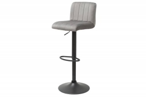 SET 2 SCAUNE DE BAR, CATIFEA GRI, PORTLAND, COD 40125, DESIGN VINTAGE - Img 6