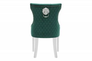 SET 2 SCAUNE, DESIGN CLASIC, CASTLE DE LUXE, VERDE SMARALD, COD 43280 - Img 2