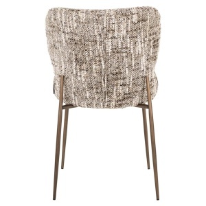 SET 2 SCAUNE DINING ODARBY, REALIZAT DIN METAL SI TEXTIL, CULOARE MARO, DESIGN DEOSEBIT, RICHMOND INTERIORS - Img 4