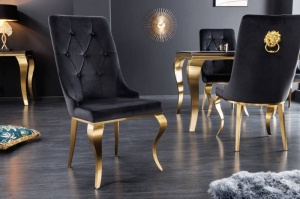 SET 2 SCAUNE DINING, STIL BAROC, LION, DIN METAL SI CATIFEA, ARTIM GROUP SELECTION