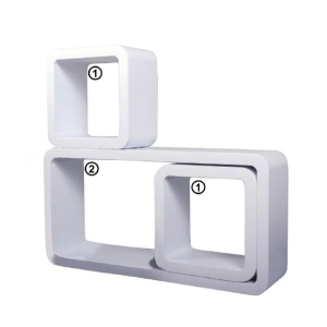 SET 3 POLITE TRIX FY 7493, ALB, DIN MDF, STIL MODERN, TK - Img 1
