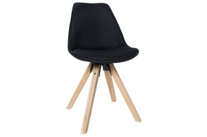 SET 4 SCAUNE NEGRE SCANDINAVIA 38124 - DESIGN SCANDINAV - Img 2