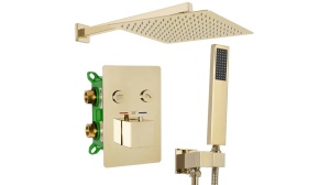 SET DE DUS INCASTRAT REA FENIX DAVIS + BOX, AURIU, DIN ALAMA, CALITATE SUPERIOARA