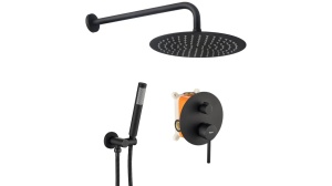 SET DE DUS INCASTRAT REA LUNGO + BOX, NEGRU, DIN ALAMA, CALITATE SUPERIOARA