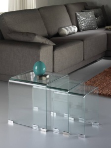 SET DE MASUTE GLASS, COD 552283, STIL MODERN SCHULLER