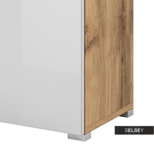 SET LIVING LAVOS ALB DIN PLACI LAMINATE IN DESIGN SCANDINAV - Img 6