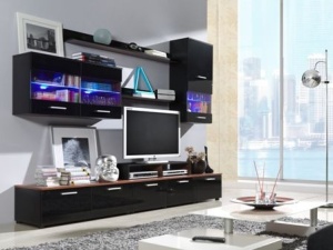SET LIVING LOGO II NATURAL/NEGRU DESIGN MODERN CM