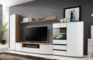 SET LIVING MODULAR ONTARIO II, SRW 02, CU ILUMINARE LED, STIL MODERN, ASM