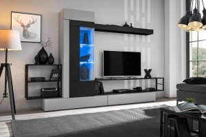 SET LIVING MODULAR REBEL, CU ILUMINARE LED , PGS RB, STIL MODERN, ASM