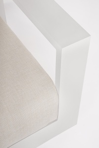 SET LOUNGE DE GRADINA/TERASA MOSES BEJ, CONFECTIONAT DIN TEXTIL SI ALUMINIU, STIL MODERN - Img 3